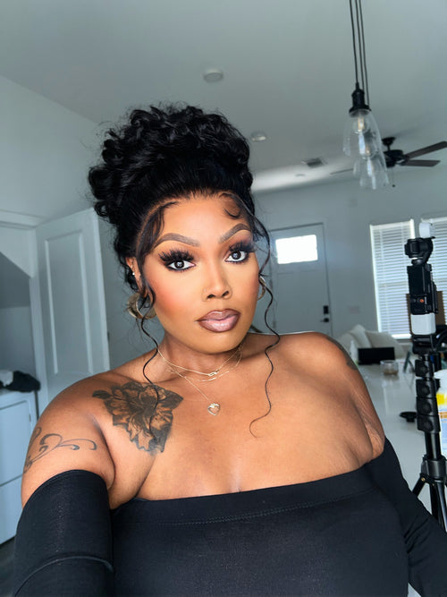 Invisi drawstring 360 loose deep wave wig
