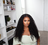 4C Edge Hairline Deep Wave 13x4 HD Lace Front Wig with Curly Edges Baby Hair