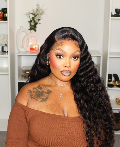 13*6 HD Lace Glueless Deep Wave Wig