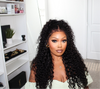 4C Edge Hairline Deep Wave 13x4 HD Lace Front Wig with Curly Edges Baby Hair