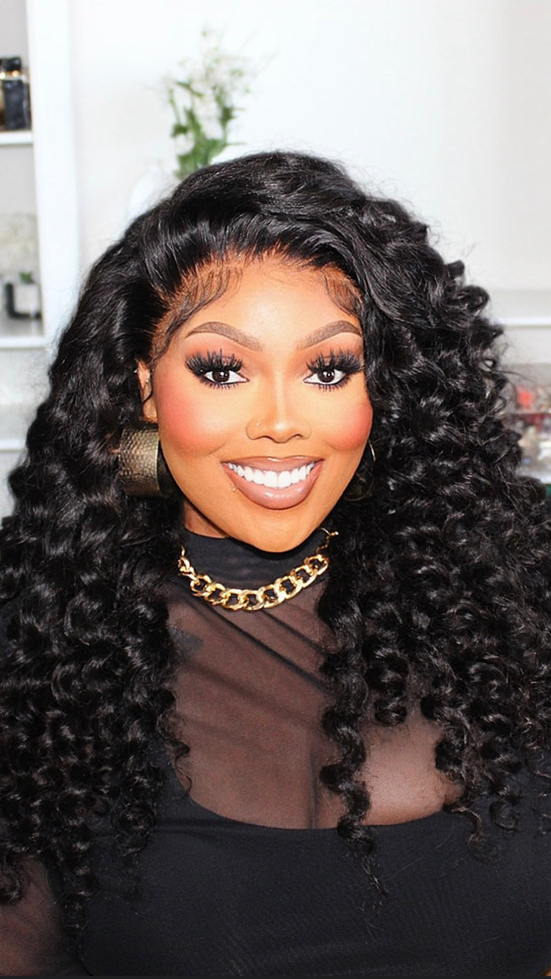 HD 13X4 raw burmese curly lace wig